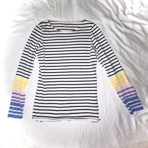 Boden Striped Long Sleeve Tee